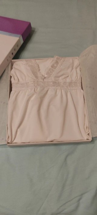 Conjunto lencero blanco encaje