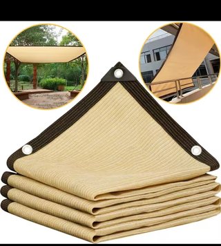 Toldo 2x2m Beige y Marrón