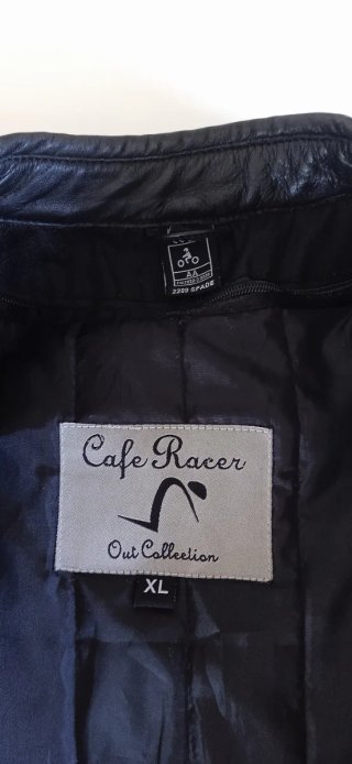 Chaqueta Piel Moto Hombre Talla XL