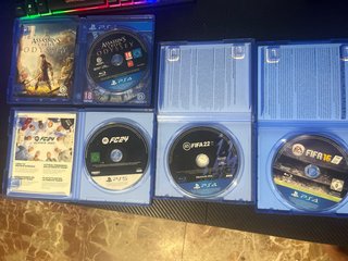 3 juegos de ps4 y uno de ps5