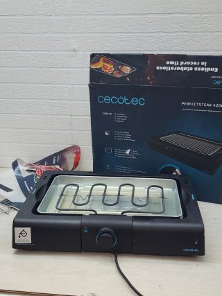 Cecotec Barbacoa Eléctrica Sobremesa Negra