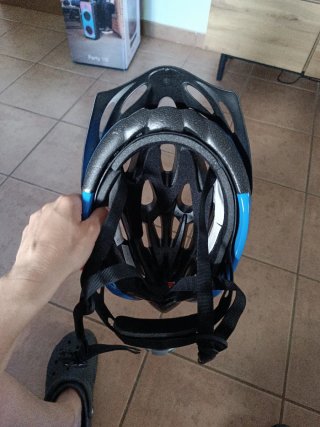 Casco Bicicleta Azul GPS Apache