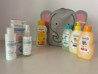 Lote higiene bebé: Farline, Nenuco, Weleda