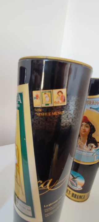 Barattoli in latta Fernet Branca