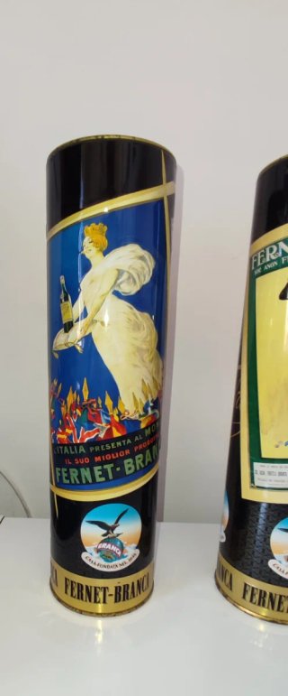 Barattoli in latta Fernet Branca