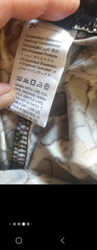 Pantaloni palazzo fantasia animalier taglia XXL