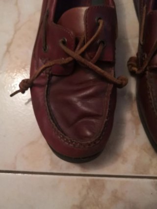 Náuticos Clarks Marrones/Rojos