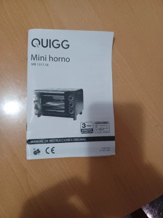 Mini horno y asador Quigg