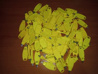 Playmobil-Lote 100 Llaves Amarillas System-X.
