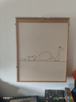 Cambiador de pared plegable
