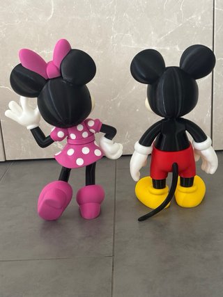 Coppia Statue Topolino e Minnie XXL - Stampa 3D