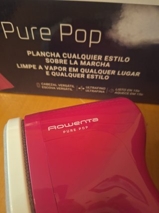 Plancha vapor vertical Rowenta Pure Pop portátil