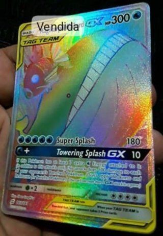 Carta Pokémon Magikarp y Wailord GX Full Art