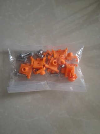 Refletores Roda Bicicleta Laranja (4 Unidades)