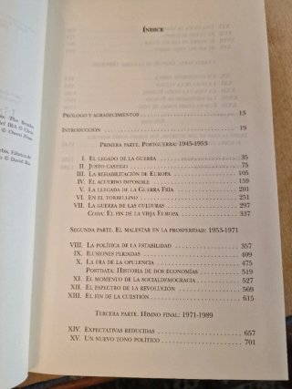 Postguerra una historia de Europa desde 1945