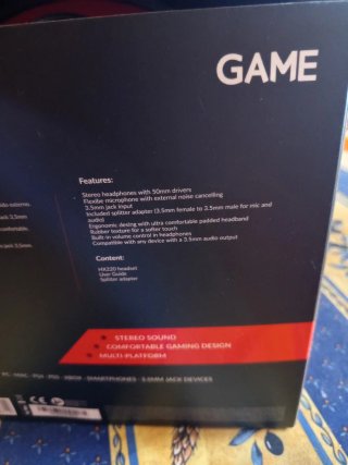 Cascos Gaming GAME HX220  Como Nuevos