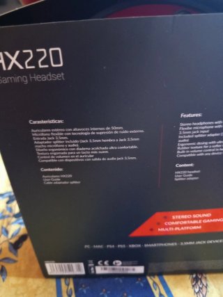 Cascos Gaming GAME HX220  Como Nuevos