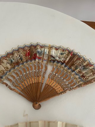 Lote de 5 ventagli antichi decorati