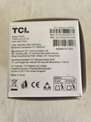 Telemóvel TCL Senior Preto