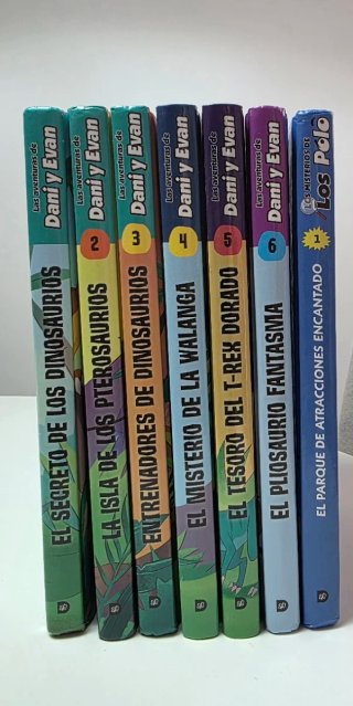 6 libros de Dani y Evan mas 1 de Los Polo.