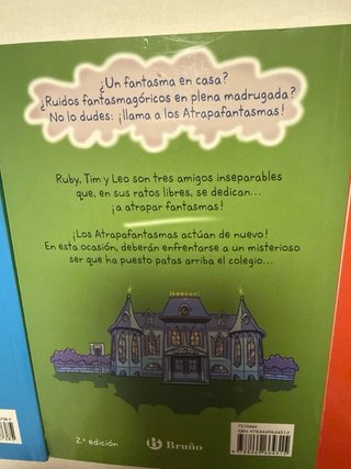 3 libros de Los Atrapafantasmas