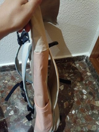 Mochila Johnny Urban Beige y Rosa
