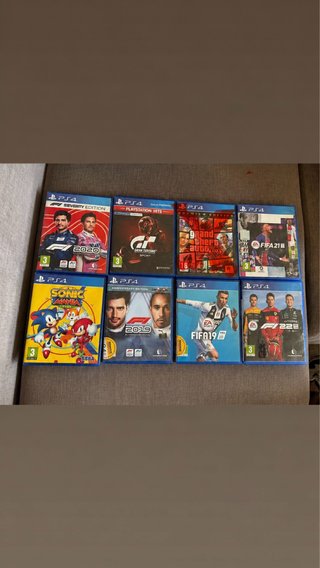Videojuegos PS4: F1, FIFA, GTA, Sonic