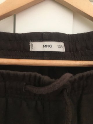 Pantalón chándal Mango marrón hombre