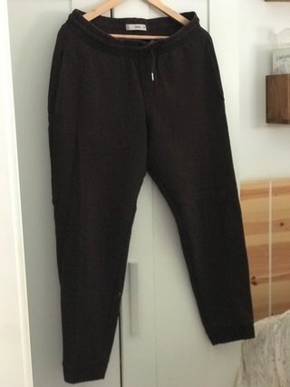 Pantalón chándal Mango marrón hombre