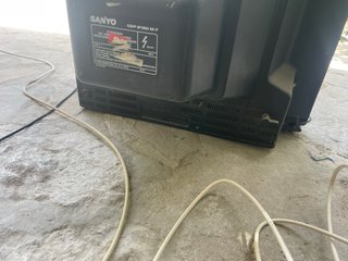 TV Sanyo CRT muy rara