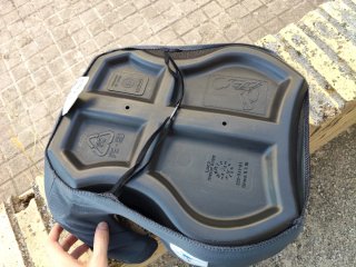 Alzador coche niño azul y gris