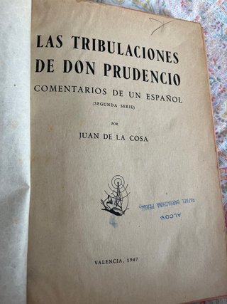 Las tribulaciones de Don Prudencio