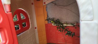 Casita infantil exterior de plástico
