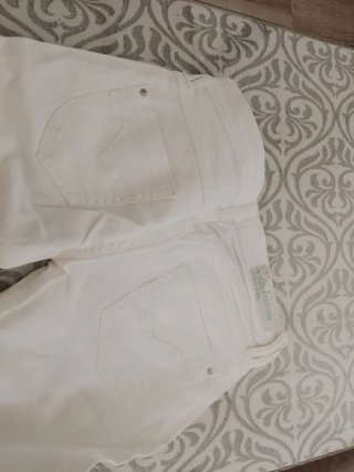 Pantalón Stradivarius Blanco