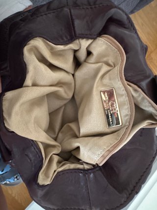 Bolso Piel Marrón CH Mano