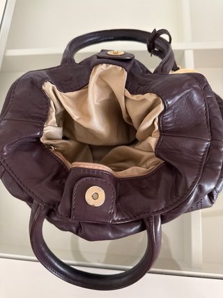 Bolso Piel Marrón CH Mano