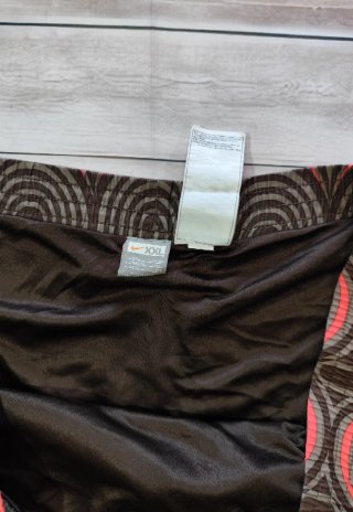 Nike Vintage Y2K Bañador Hombre Marrón Naranja XXL