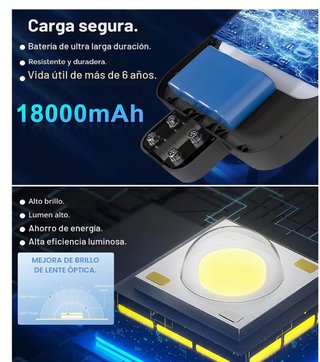 Farola Solar LED de Alta Potencia con Sensor de Mo