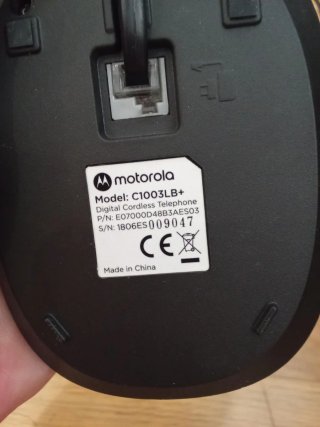 Teléfonos Inalámbricos Motorola Negros (2uds)
