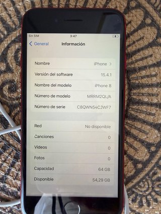 iPhone 8 Rojo
