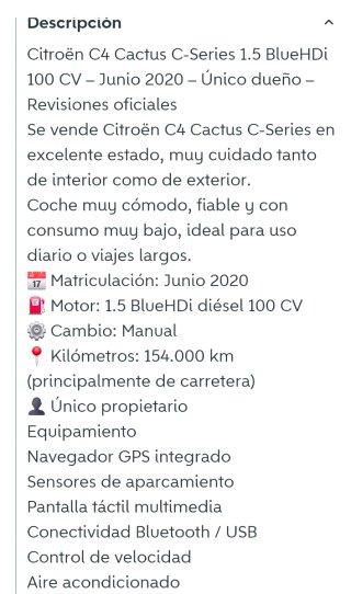 Citroen C4 Cactus 2020