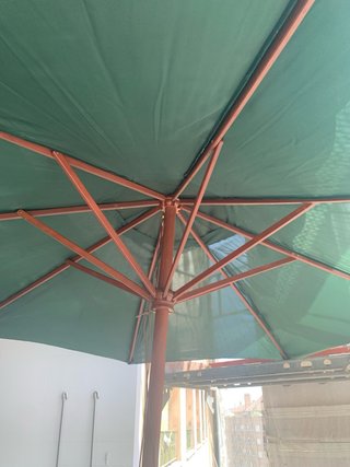 Mesa de madera extensible para exterior