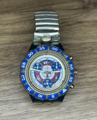 Swatch Aqua Chrono Commendatore Vintage Cronog
