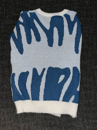 Jersey Shein azul y gris