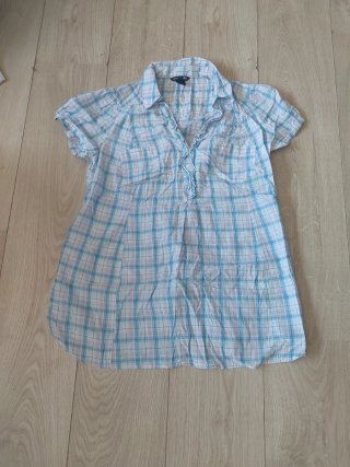 Camisa premamá cuadros