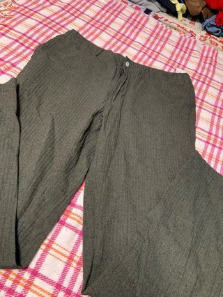 Pantaloni uomo verde oliva