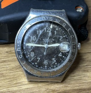 Swatch Irony Quartz Date Acciaio Inox