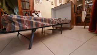 Mueble cama 90cm con ruedas.