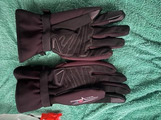 Guantes Moto Talla L Negro/Rojo