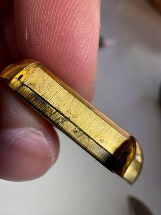 Cartier Tank Pre-Must Reloj Dorado Negro